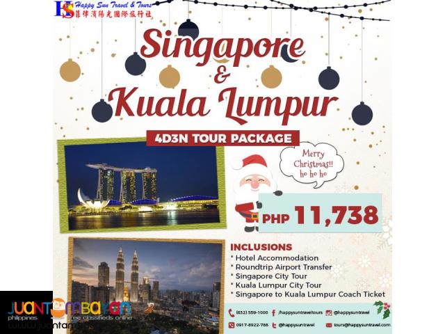 4D3N Singapore & Kuala Lumpur Tour