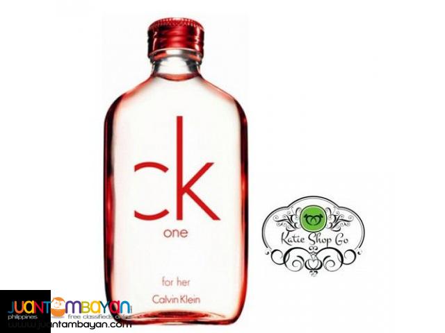 CK ONE RED EDITION FOR HER - CALVIN KLEIN PERFUME FOR WOMEN