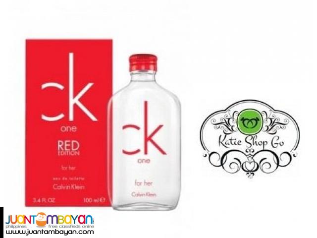 ck one red for her