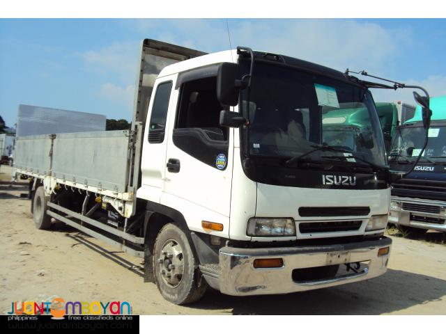 Isuzu Forward Dropside Cargo with Tail Gate