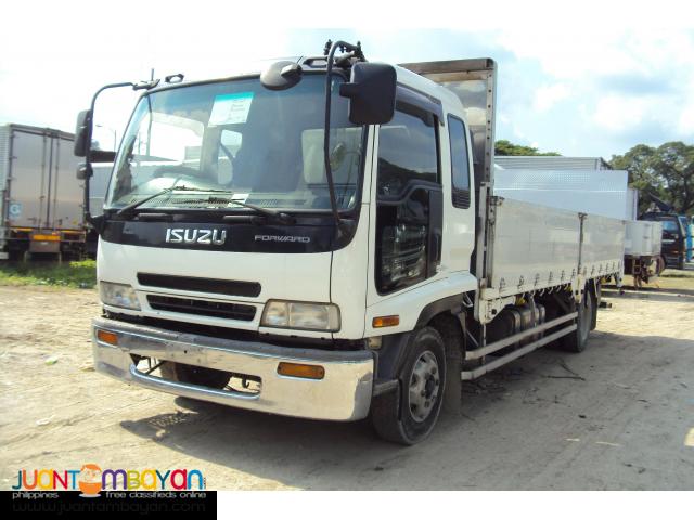 Isuzu Forward Dropside Cargo with Tail Gate