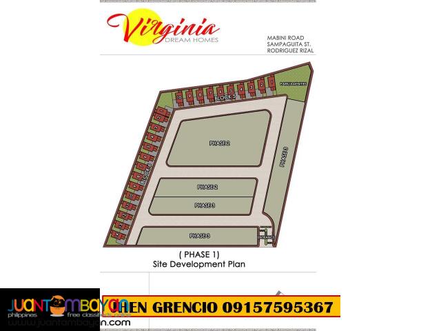 affordable house and lot townhouse at montalban rizal