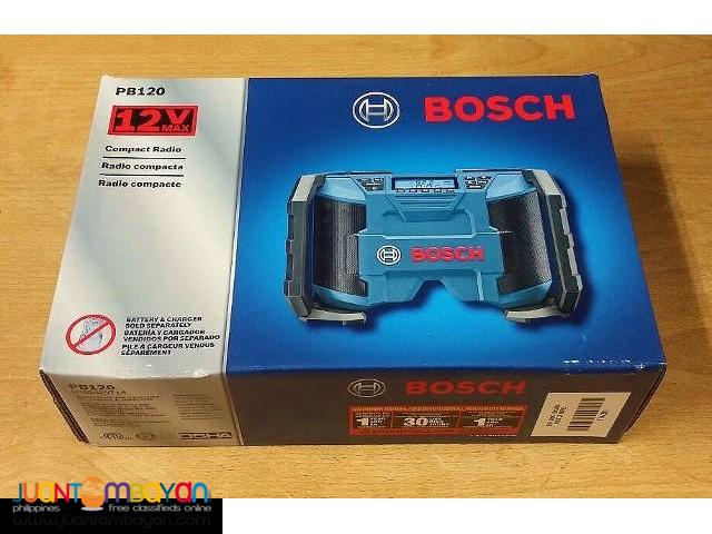 Bosch PB120 12-Volt Max Lithium-Ion Compact AM/FM Radio