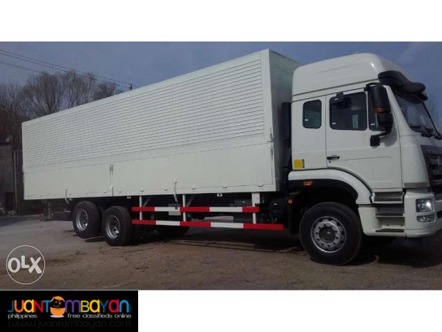 howo wing van truck 10 wheeler