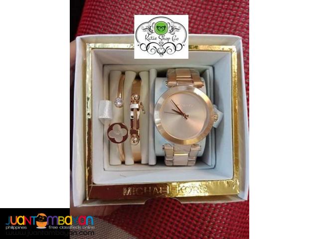 michael kors watch set