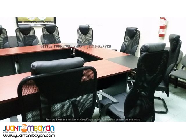 U Shape Conference Desk Chairs Office Partition