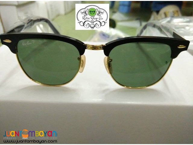 RAY BAN CLUBMASTER ALUMINUM FRAME - RAY BAN SUNGLASSES