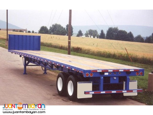 40ft Tri-Axle Flatbed Semi-Trailer