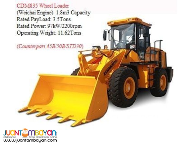 wheel loader CDM835