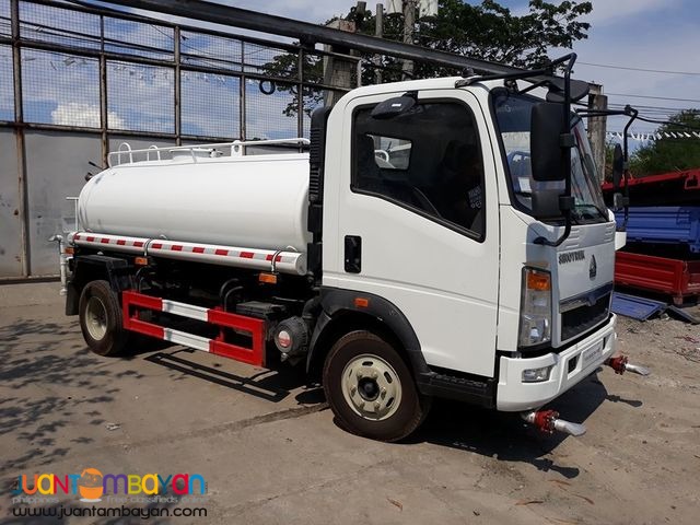 Homan Water Tanker 4KL Sprinkler Truck 6wheeler Sinotruk