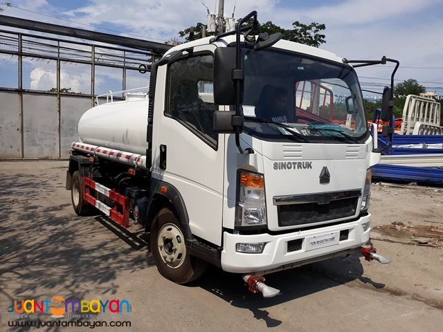 Homan Water Tanker 4KL Sprinkler Truck 6wheeler Sinotruk