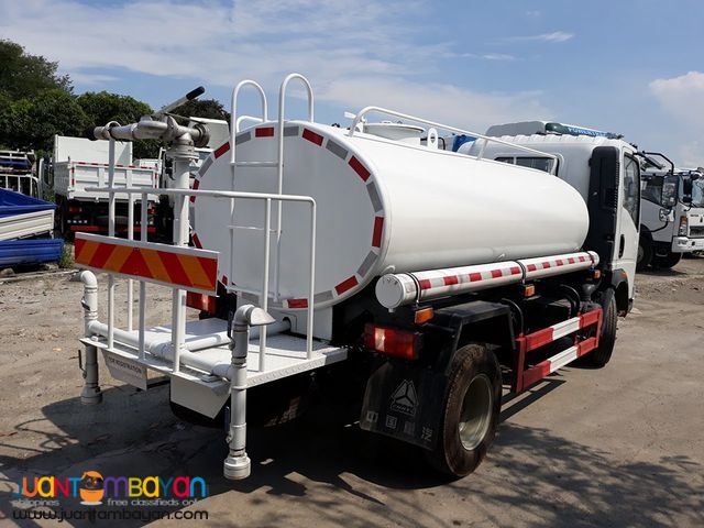 Homan Water Tanker 4KL Sprinkler Truck 6wheeler Sinotruk