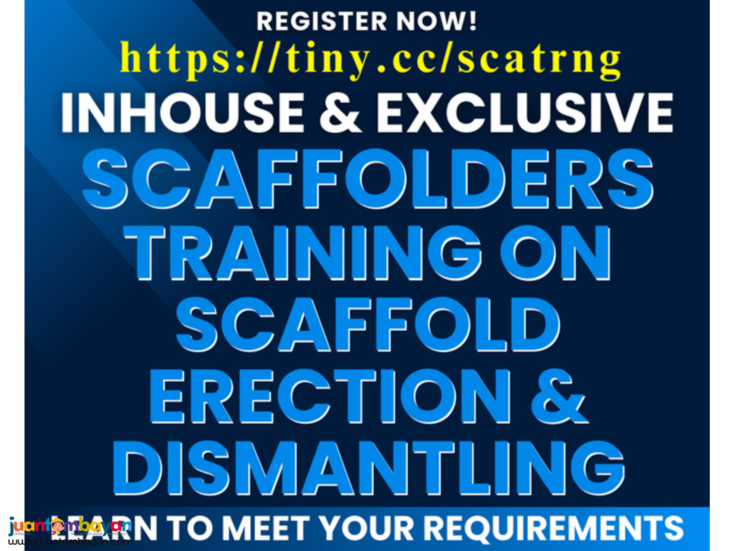 Inhouse Scaffolder Training Scaffold Erection and Dismantling Training 