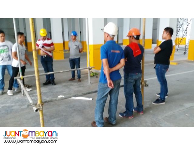 Inhouse Scaffolder Training Scaffold Erection and Dismantling Training 