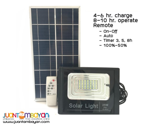 25W Solar Flood Light with Remote Control IP67