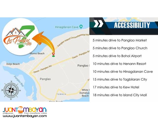 Lot Only @ Los Pueblos Subdivision - Panglao, Bohol