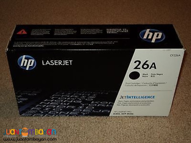 original hp 26a toner free delivery brand new