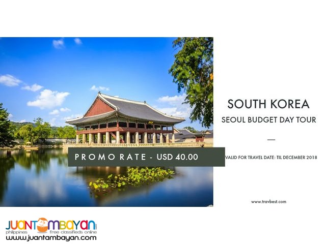 Seoul Budget Day Tour for as low USD 40.00