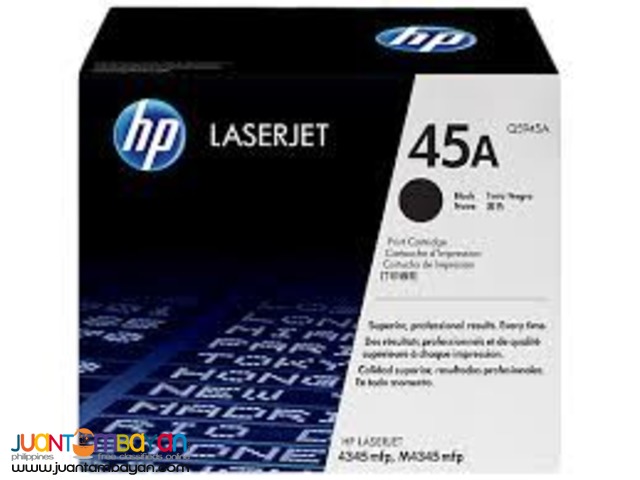 HP 45A Black Original LaserJet Toner Cartridge FREE DELIVERY