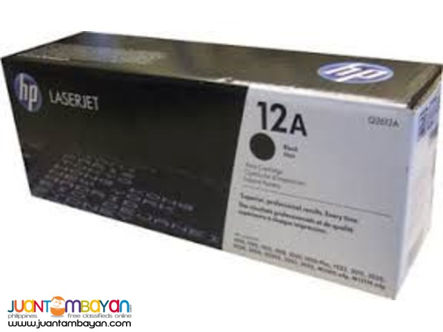 FREE DELIVERY HP 12A Black Original LaserJet Toner Cartridge