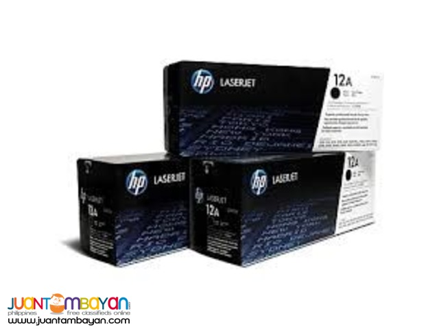 FREE DELIVERY HP 12A Black Original LaserJet Toner Cartridge