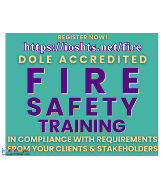 Fire Safety Training DOLE Accredited Safety Training 