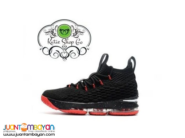 lebron 15 black and red