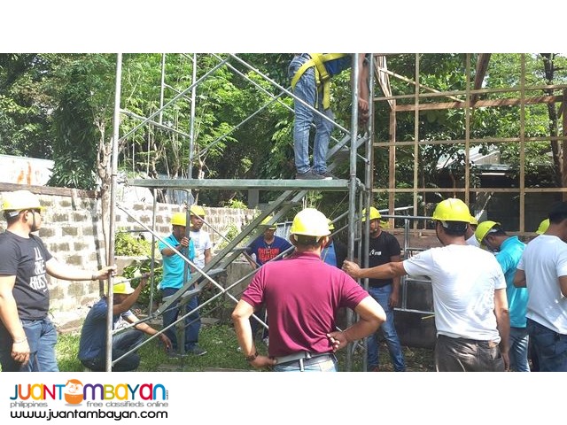 NC2 Scaffold Erector Training Refresher Review TESDA NCII Certificate 