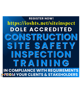 Construction Site Safety Inspection Training DOLE Accredited Training