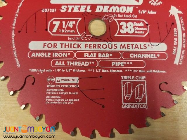 Freud D0738F Ferrous Metal Cutting Saw Blade