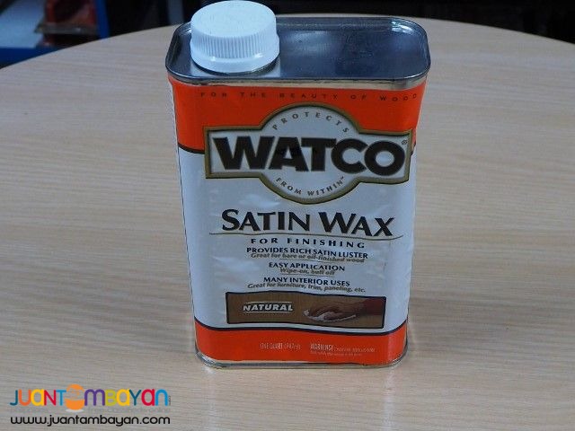 Watco 67041 RUST-OLEUM Quart Natural Satin Finishing Wax