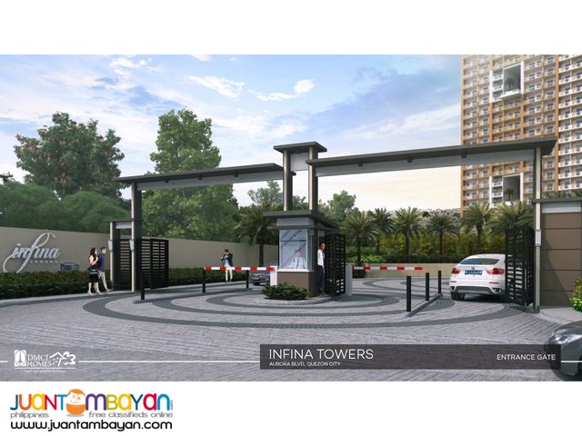 2BR 48.5 sqmeters Condo near LRT Anonas Station in Quezon City