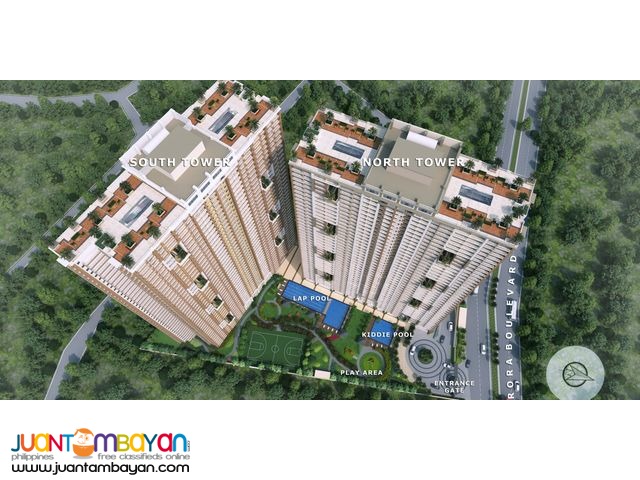 2BR 48.5 sqmeters Condo near LRT Anonas Station in Quezon City