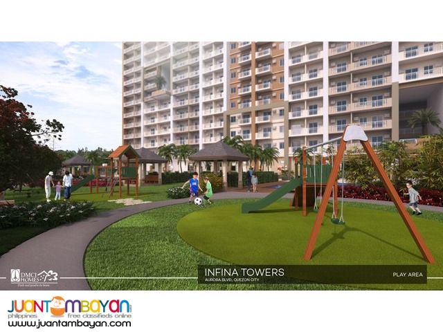 2BR 48.5 sqmeters Condo near LRT Anonas Station in Quezon City