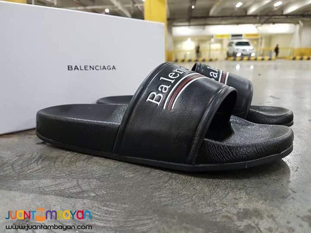 MEN'S BALENCIAGA SLIDES - BALENCIAGA POOL SLIDE SLIPPERS