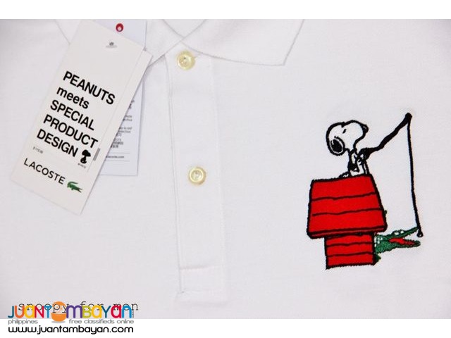 AUTHENTIC LACOSTE PEANUTS SNOOPY - LACOSTE SNOOPY POLO SHIRT