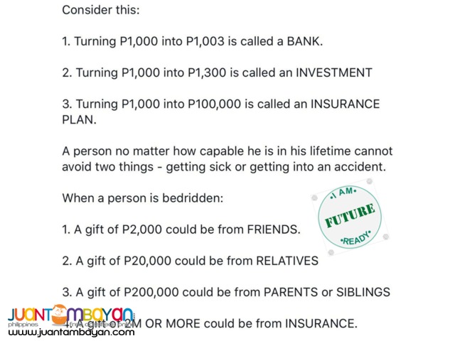 Manulife Philippines Nueva Ecija Branch offer Retirement Plan