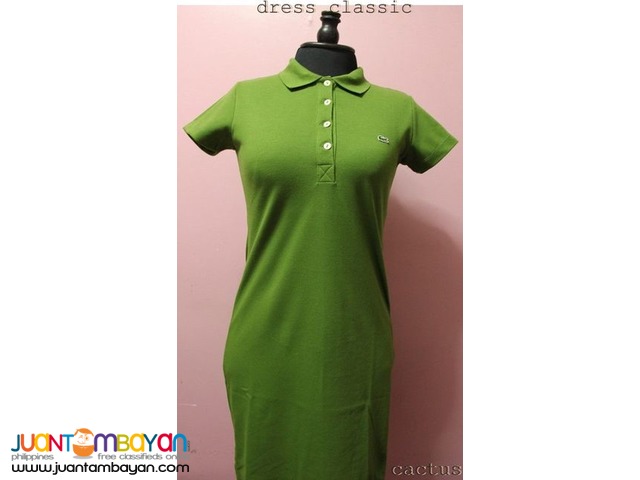 Authentic Lacoste TSHIRT DRESS - LACOSTE CLASSIC DRESS