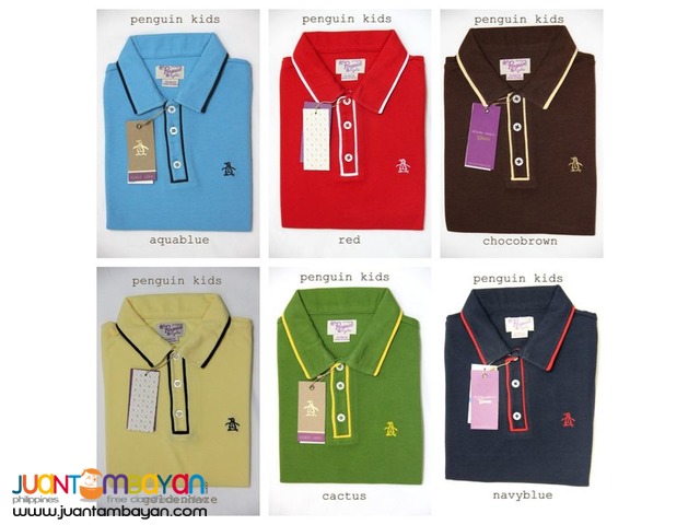 Authentic PENGUIN KIDS - PENGUIN POLO SHIRT FOR KIDS