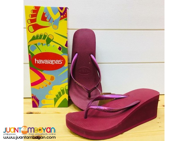 HAVAINAS WEDGE SLIPPERS - HAVAIANAS LADIES SLIPPERS