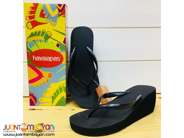 HAVAINAS WEDGE SLIPPERS - HAVAIANAS LADIES SLIPPERS