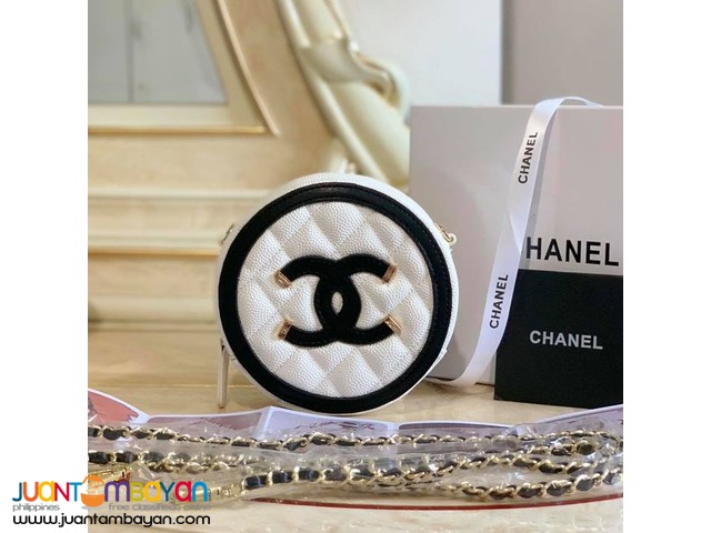 CHANEL SLING BAG - CUTE CHANEL ROUND SLING BAG WITH CODE