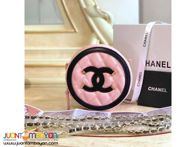 chanel round sling bag