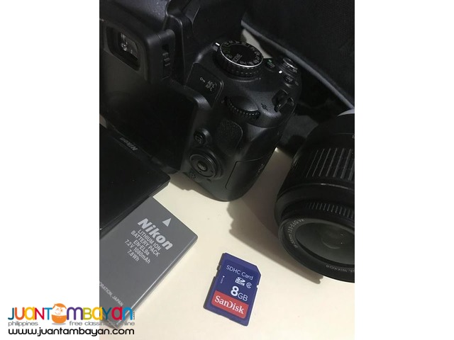 Slightly used DSLR NIKON D5000