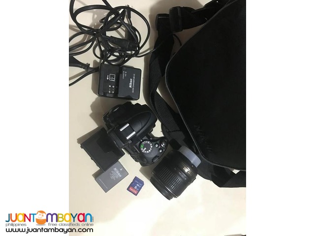 Slightly used DSLR NIKON D5000