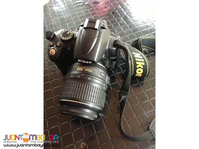 Slightly used DSLR NIKON D5000