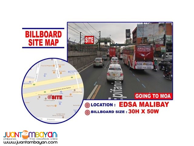 BILLBOARD SITE IN EDSA MALIBAY (SB)