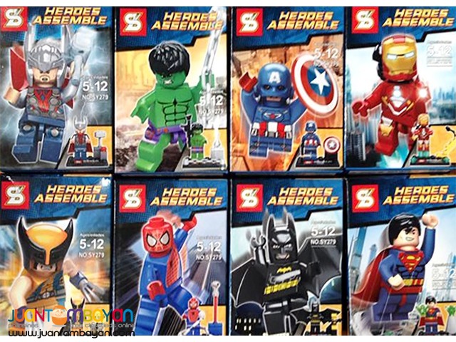 SY™ 279 Heroes Assemble 8in1 Minifigures Sets