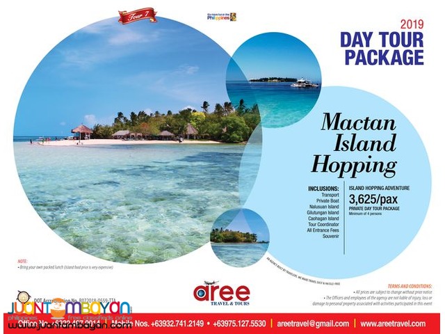 AREE TRAVEL & TOURS: 2019 CEBU DAY TOUR PACKAGES