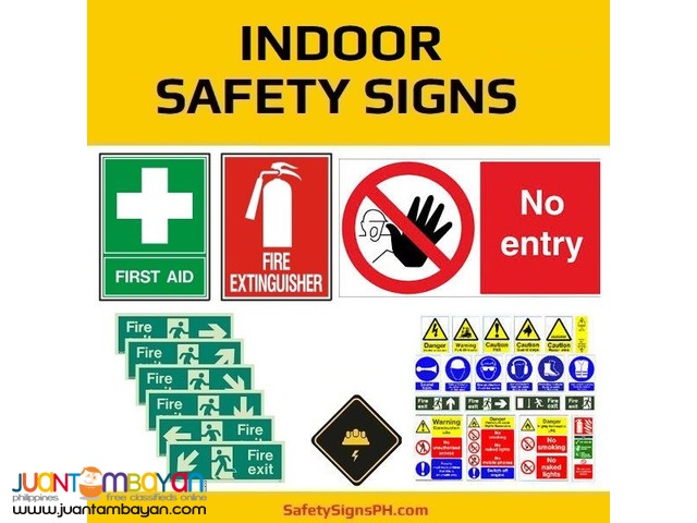 Indoor & Outdoor Safety Signs Philippines